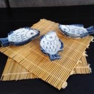 Fish Ceramic Saucers/ Trinket dish